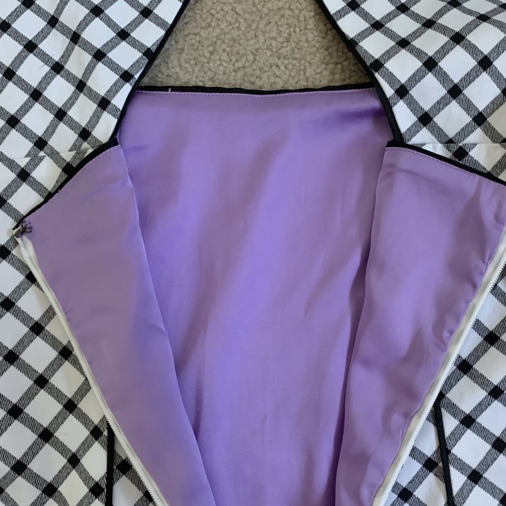 White House Black Market Plaid Top - Picture 6 of 11